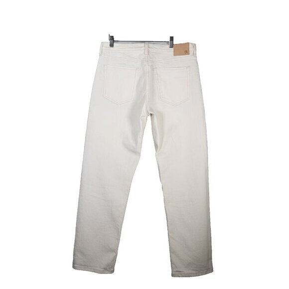 Banana Republic Women US30 Optic White High Rise Straight Leg Jeans S/ 884661-00 - Picture 11 of 14